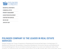 Tablet Screenshot of polingerco.com
